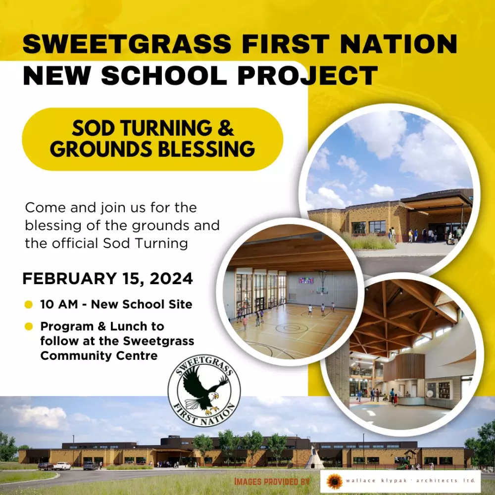 Sweetgrass Sod Turning