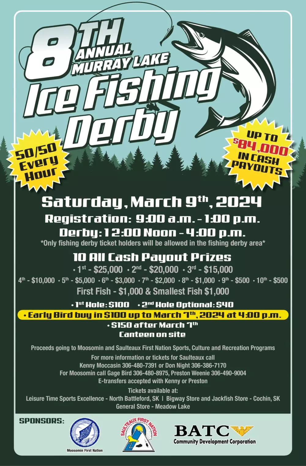 8th Annual Murray Lake Ice Fishing Derby