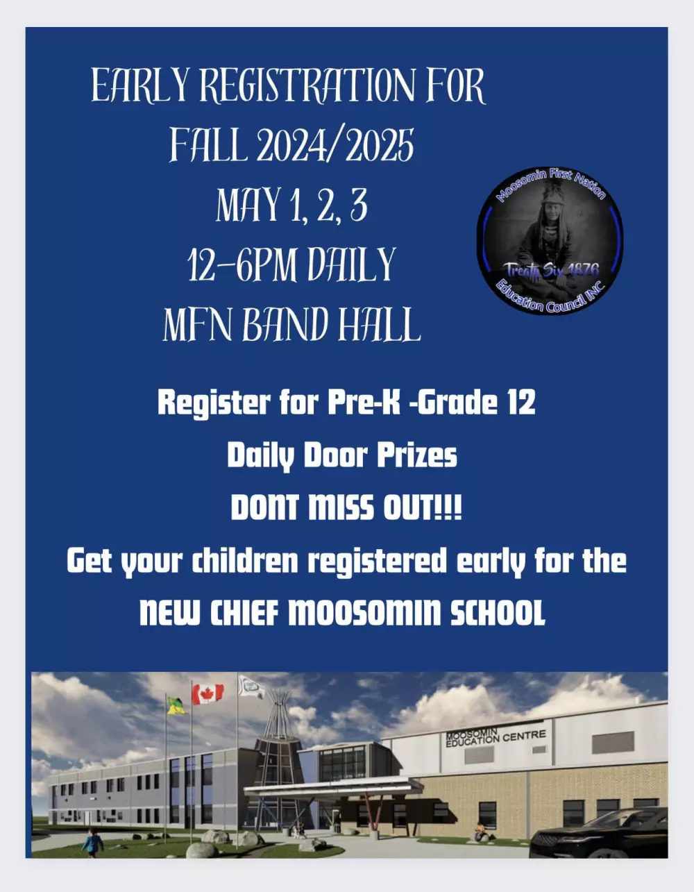 Moosomin School Early Registration