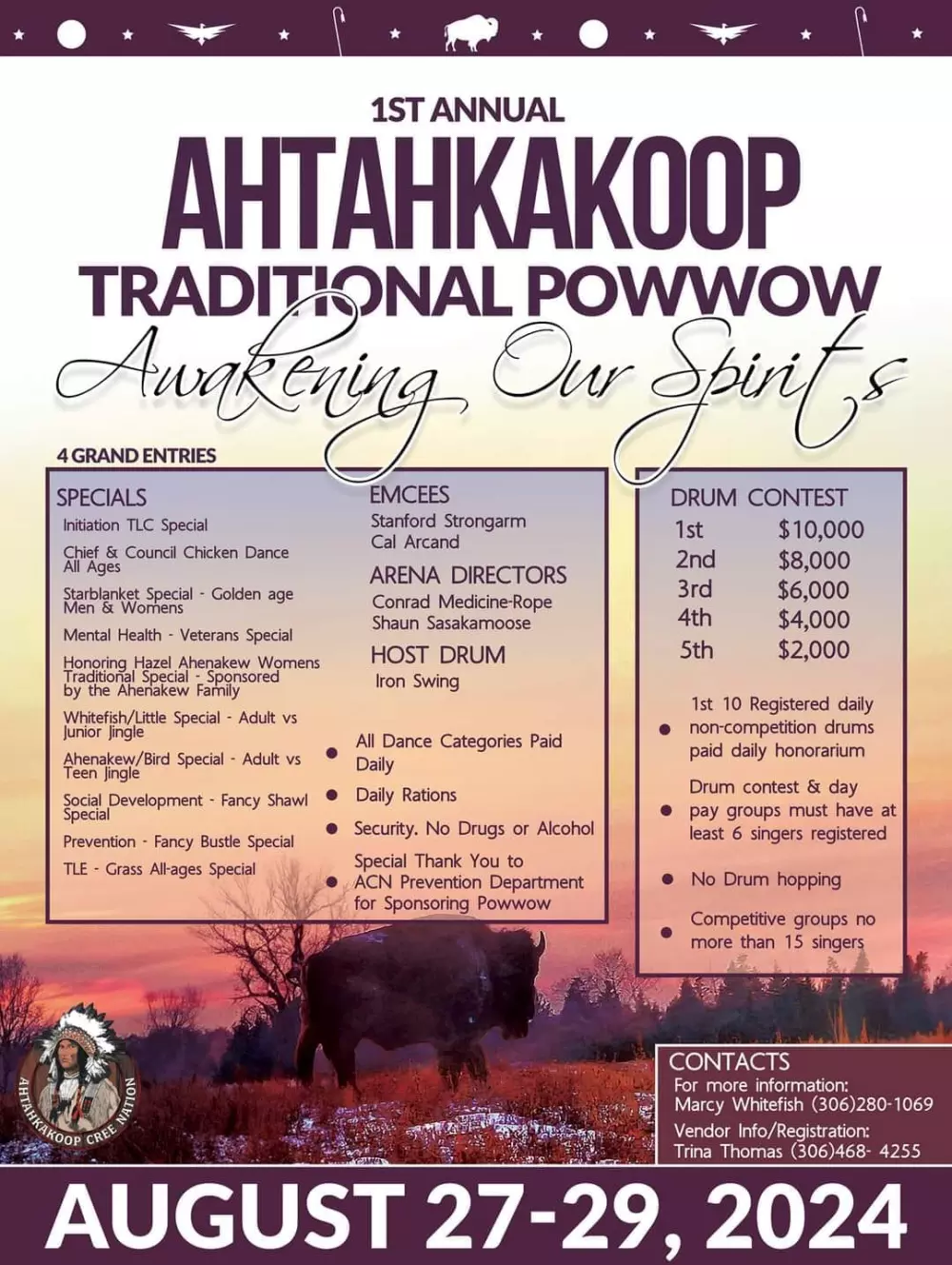 Ahtahkakoop Pow Wow 2024