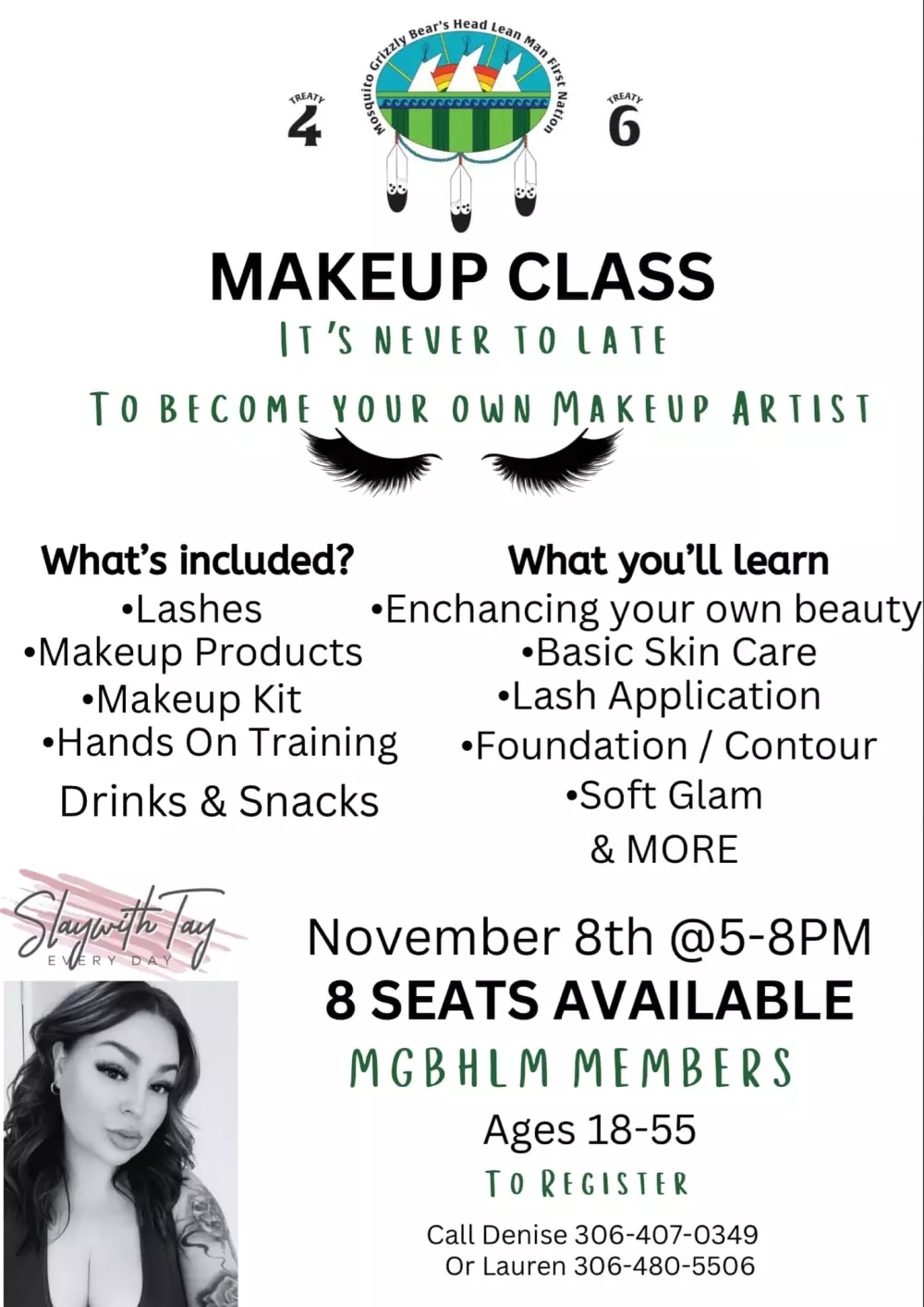 Mosquito Makeup Class - MGBHLM Members ONLY