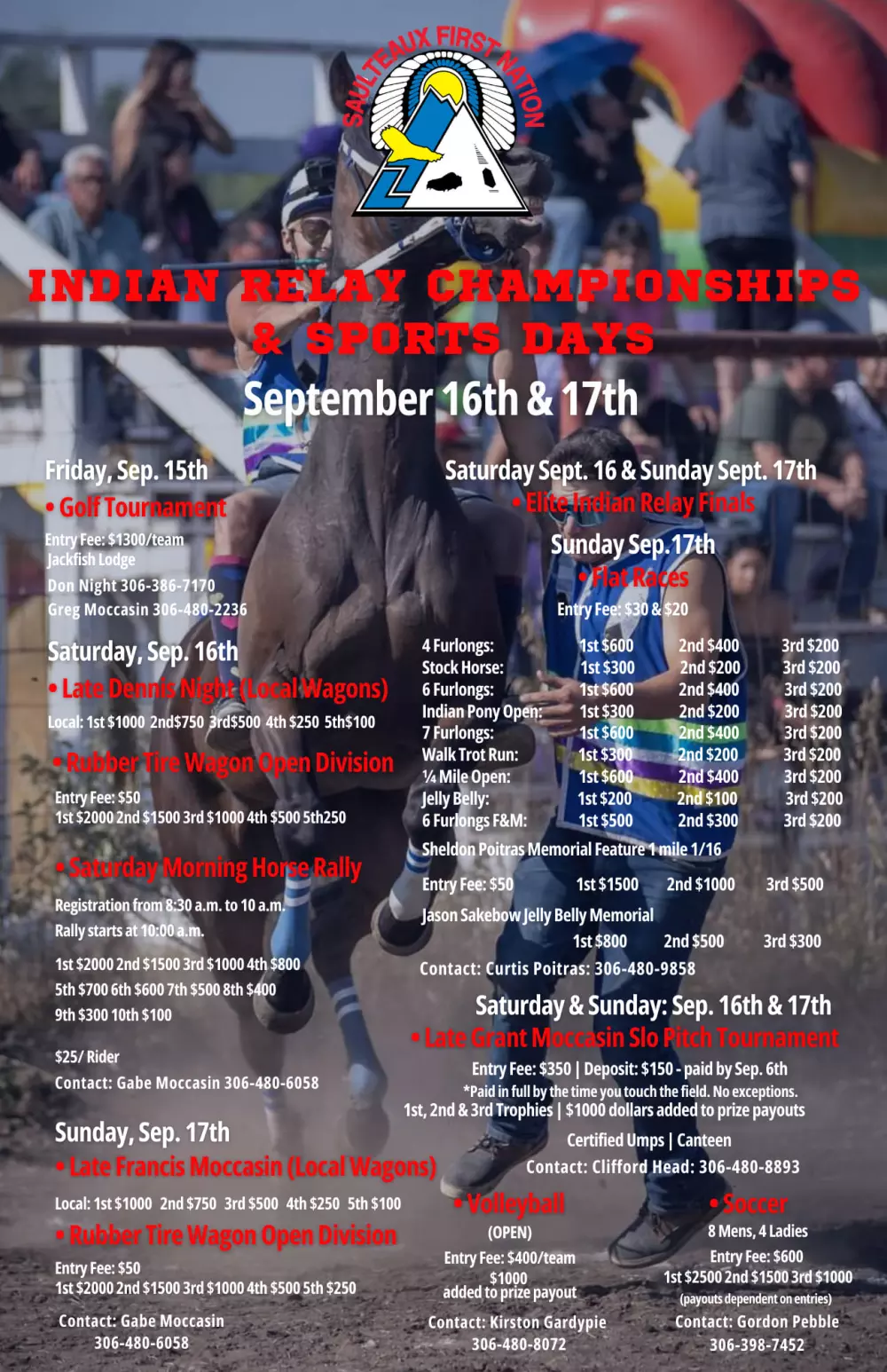 Saulteaux Indian Relay Championships & Sports Days