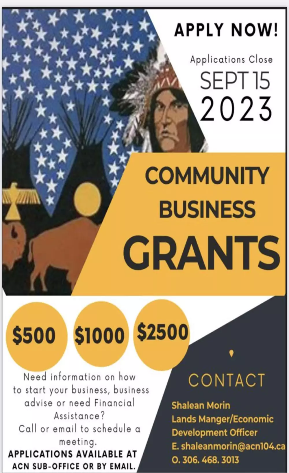 Ahtahkakoop Community Business Grants Application Closes