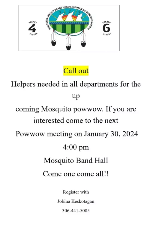 Mosquito Pow Wow Meeting