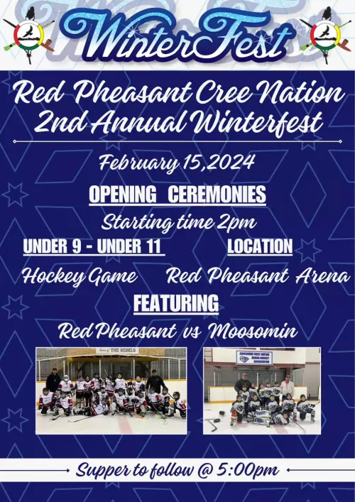 Red Pheasant Winter Fest Opening Ceremonies