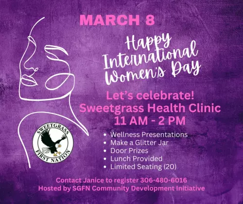 Sweetgrass Health Clinic celebrates International Women's Day