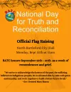 North Battleford Flag Raising - National Day for Truth & Reconciliation