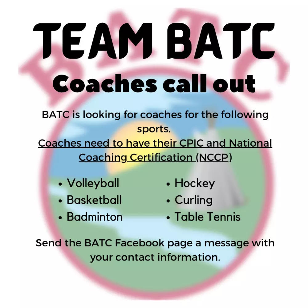 BATC is doing a 2025 Winter Games Coaches Call-out