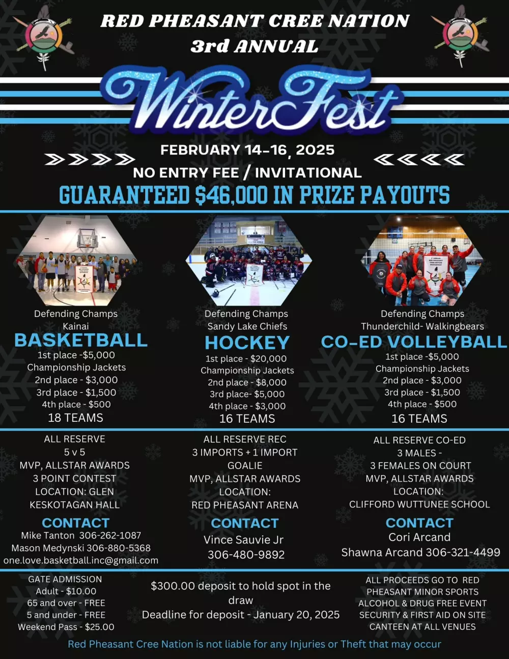 3rd Annual Red Pheasant Cree Nation Winterfest!